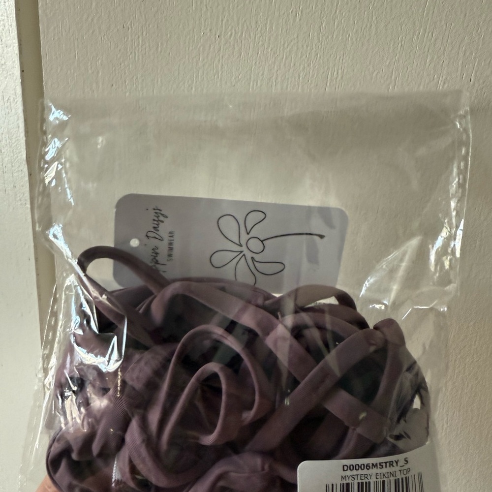 Dippin’ Daisy’s Strappy Bikini (Top Only) in Purple Haze NWT - Picture 8 of 8